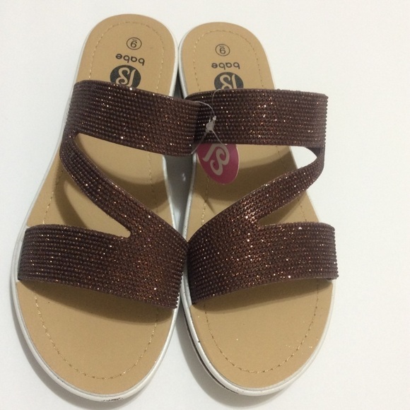 3/$28❤️Women Sander/slipper metallic color size 9 - Picture 3 of 7